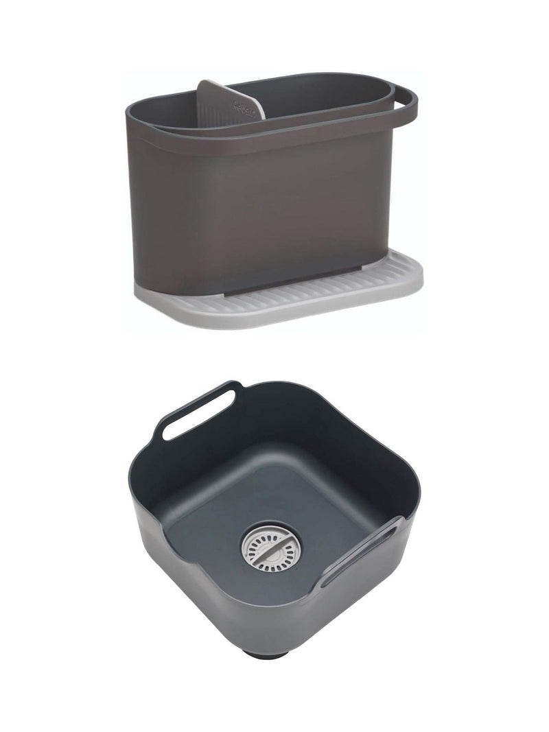 ReBorn Sage Green Washing Up Bowl and Sink Tidy Bundle