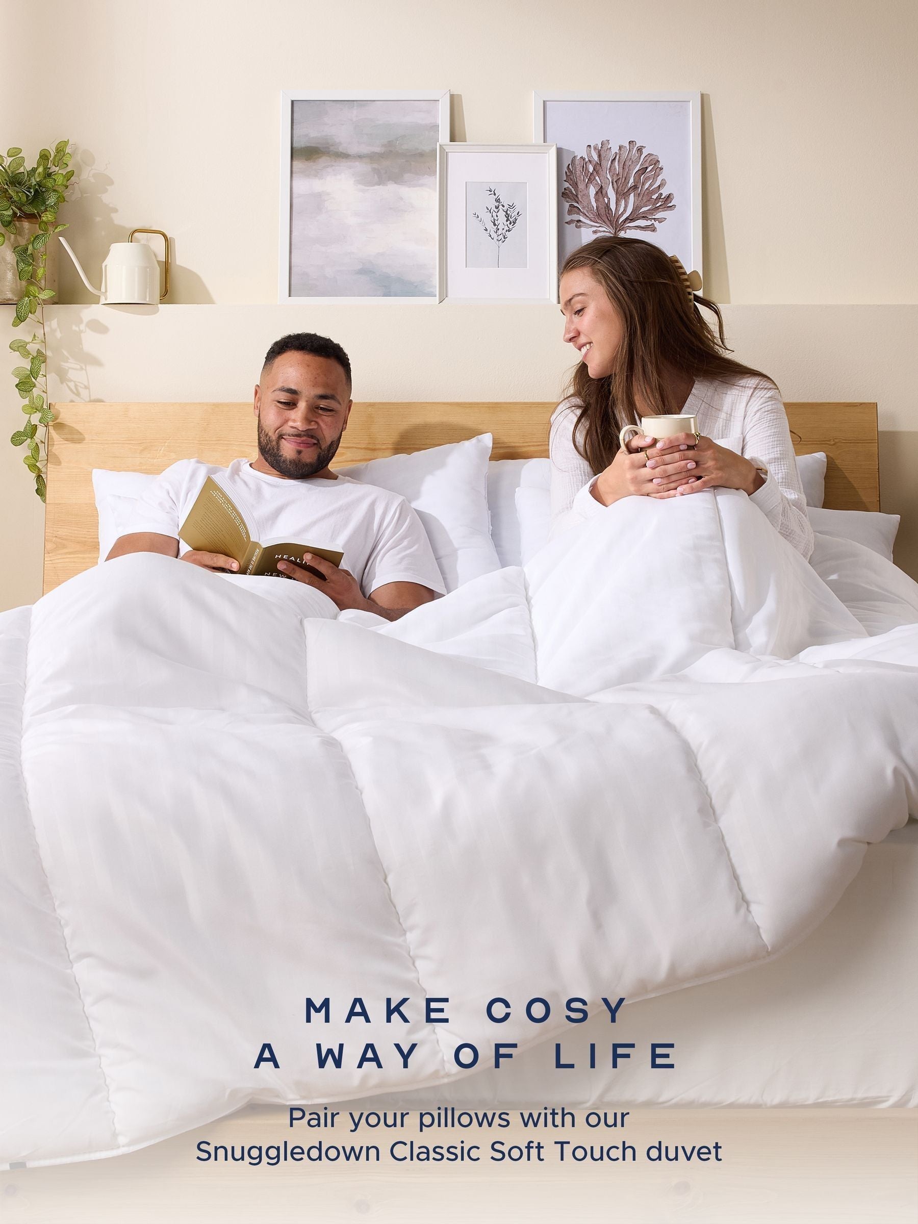 Snuggledown Scandinavian 4.5 tog hollowfibre duvet (British brand)