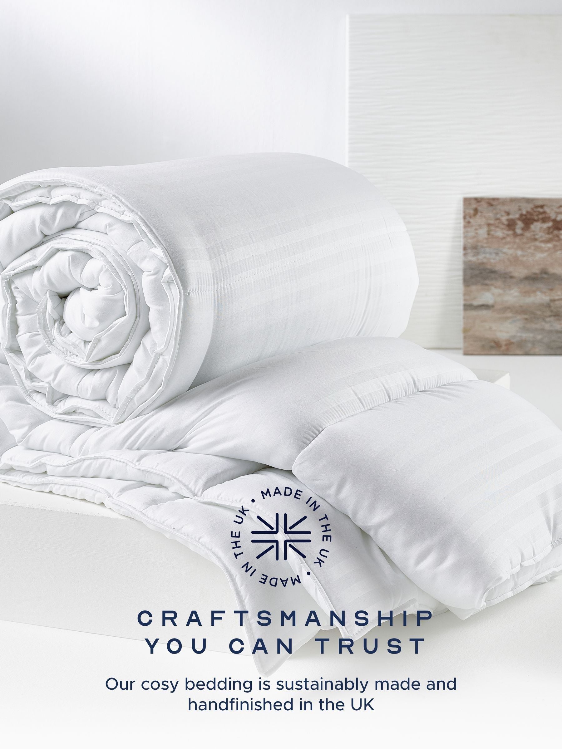 Snuggledown Scandinavian 4.5 tog hollowfibre duvet (British brand)