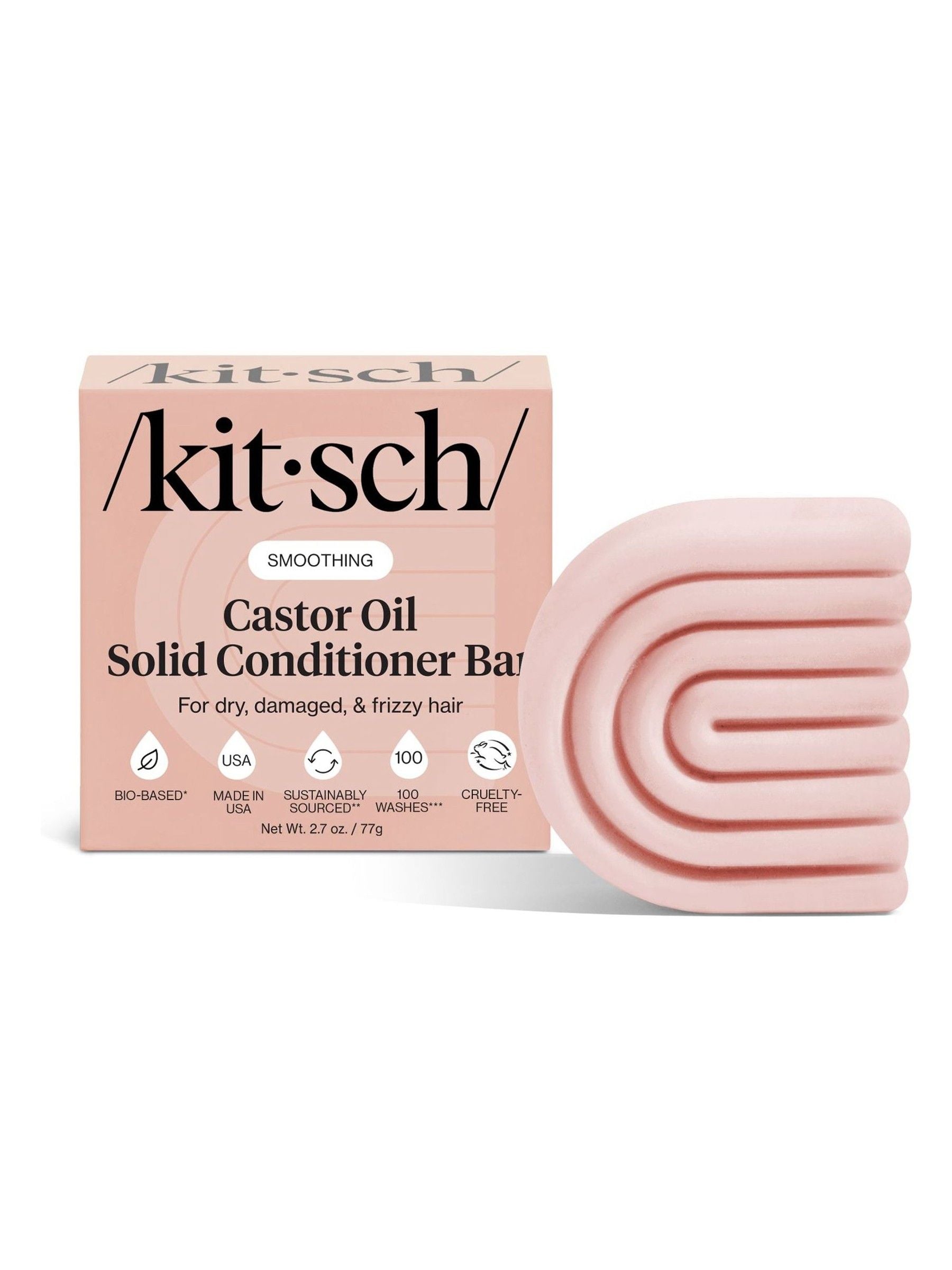 Kitsch castor oil nourishing solid conditioner bar (British brand)