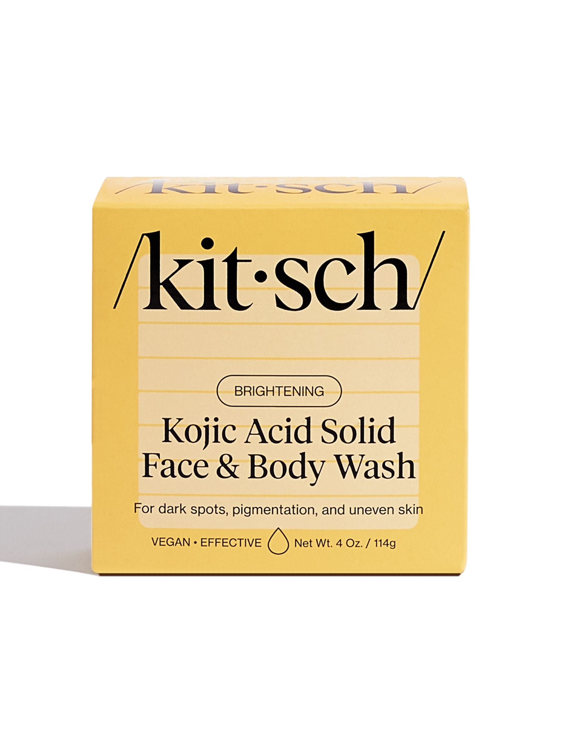 Kitsch Kojic Acid Solid Face and Body Wash, UK version