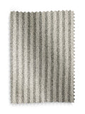 Grey blackout Roman blind brushed stripe fabric - British product