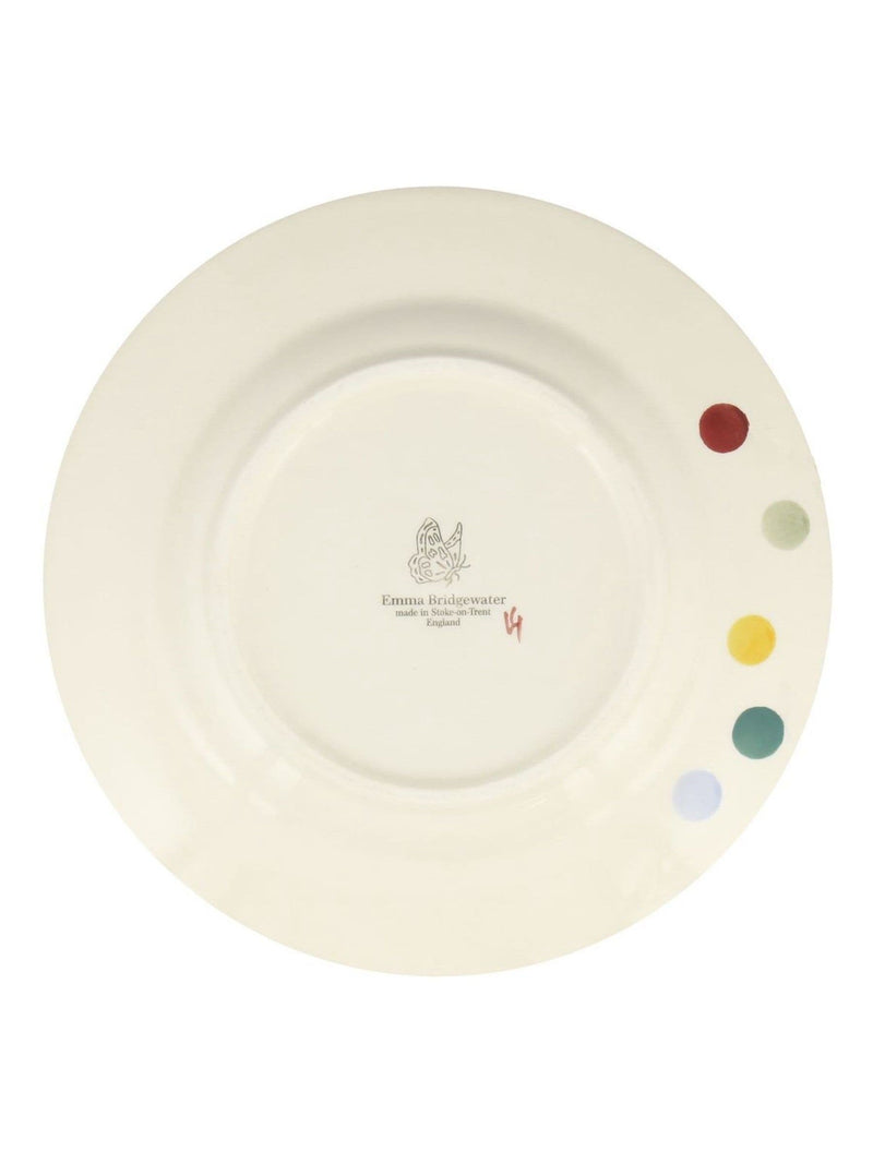 Emma Bridgewater Cream Polka Dot plate 8.5 inch, imported from the UK