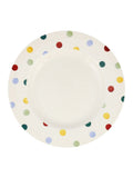 Emma Bridgewater cream polka dot dinner plate 10.5 inch - British product