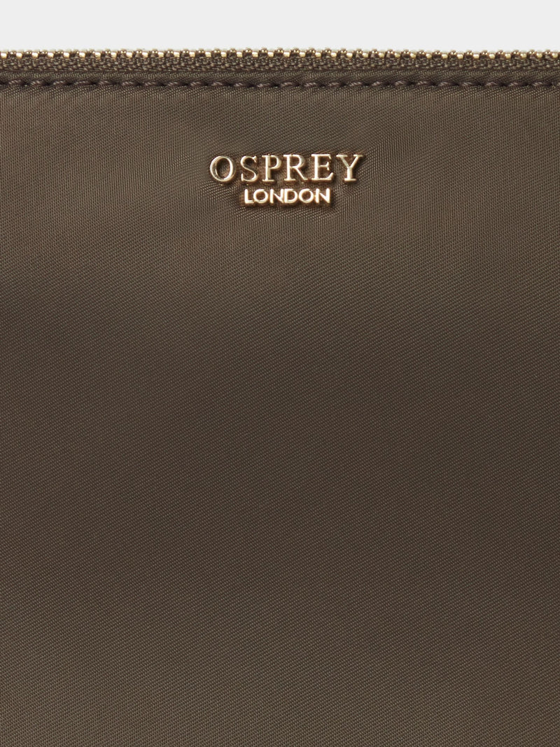Osprey London brown The Voyage nylon crossbody bag, UK version