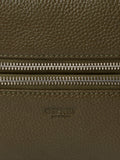 Osprey London black leather washbag small double zip (British brand)