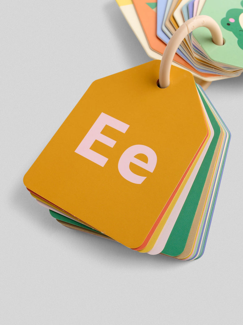 JoJo Maman Bébé alphabet flash cards for toddlers (British brand)