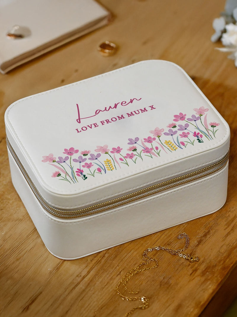 PMC floral travel jewellery box (British brand)