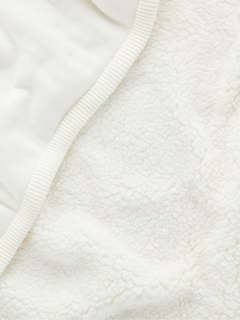 Purebaby embroidered lined baby blanket 80x100cm, UK version
