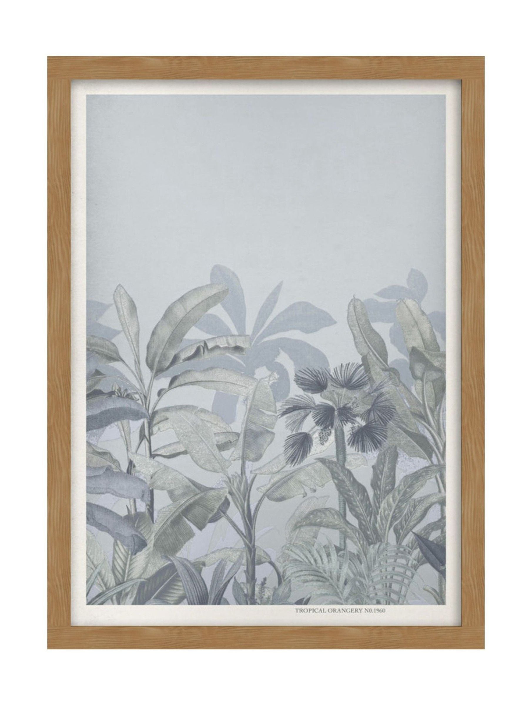 Graham & Brown Congo Sky framed print blue wood frame, UK version