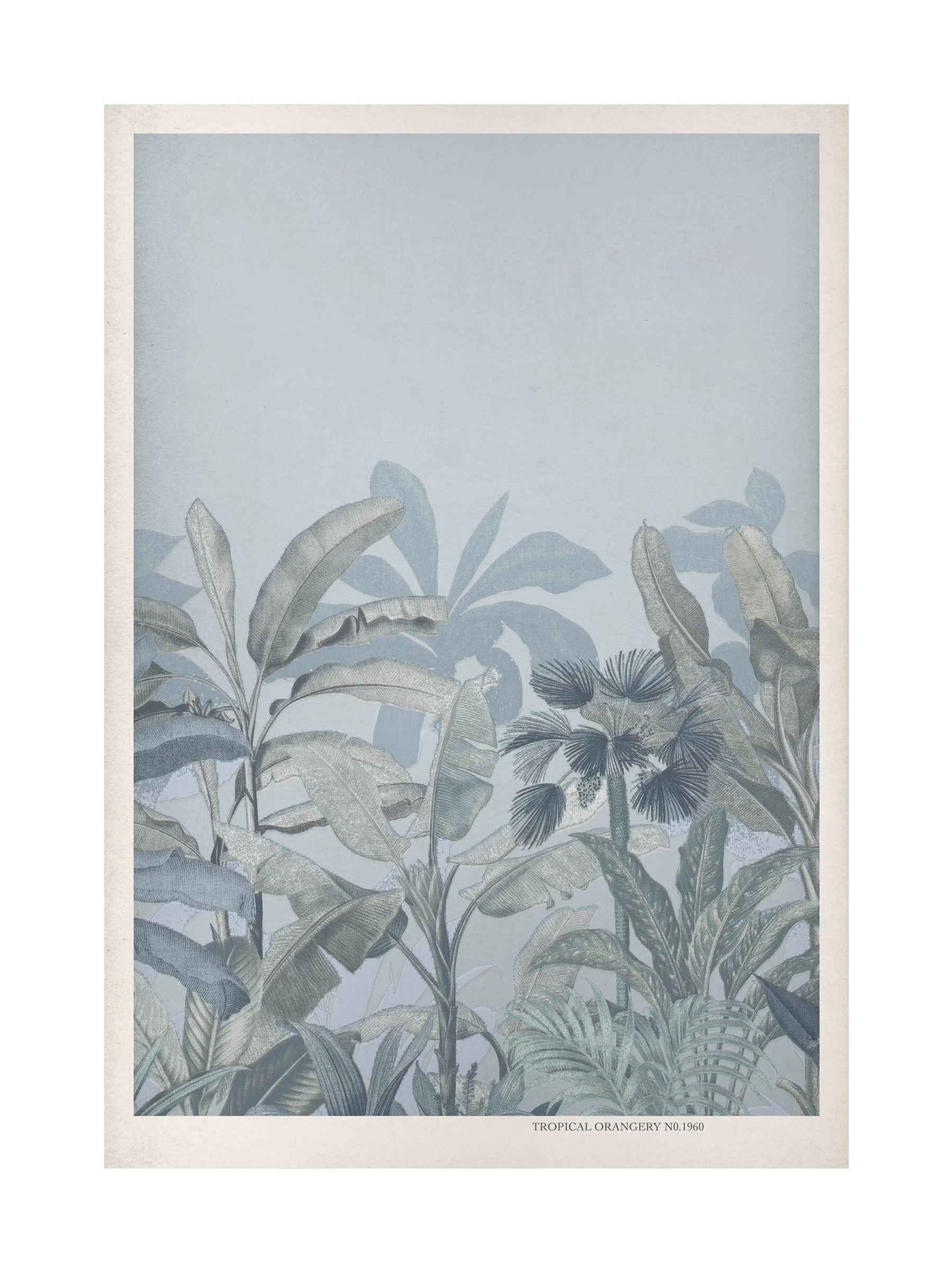 Graham & Brown Congo Sky framed print blue wood frame, UK version