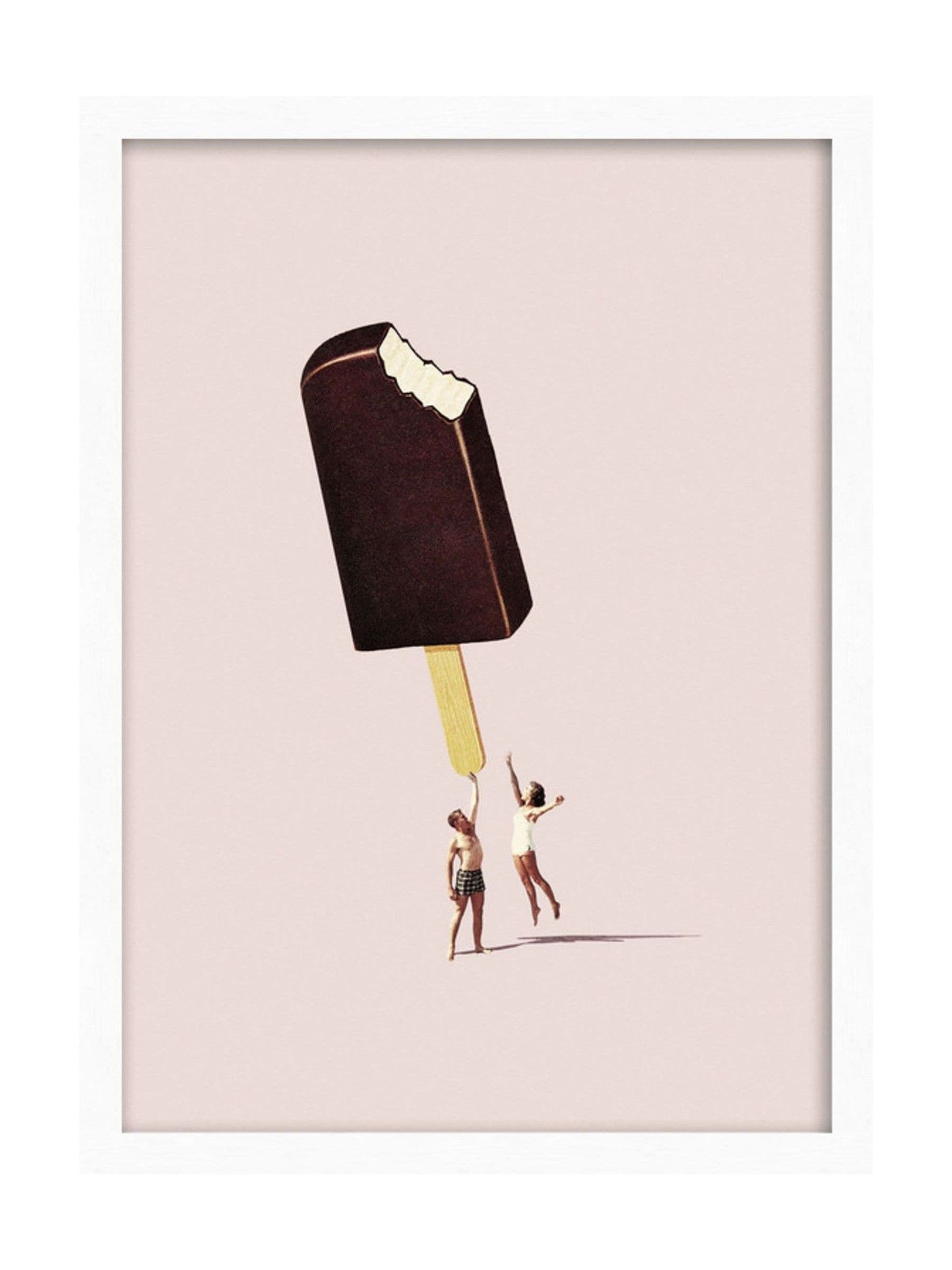 Graham & Brown Love at First Bite framed artwork (British brand)