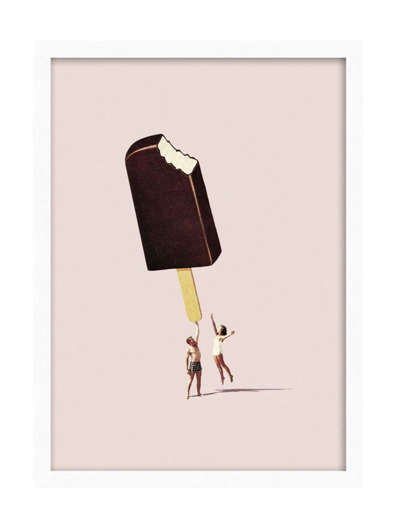 Graham & Brown Love at First Bite framed artwork (British brand)