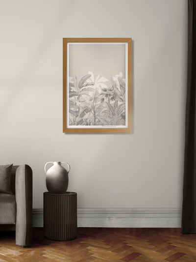 Next Graham & Brown Taupe Congo Wood Frame Small Wall Art- Buy online at McGrocer