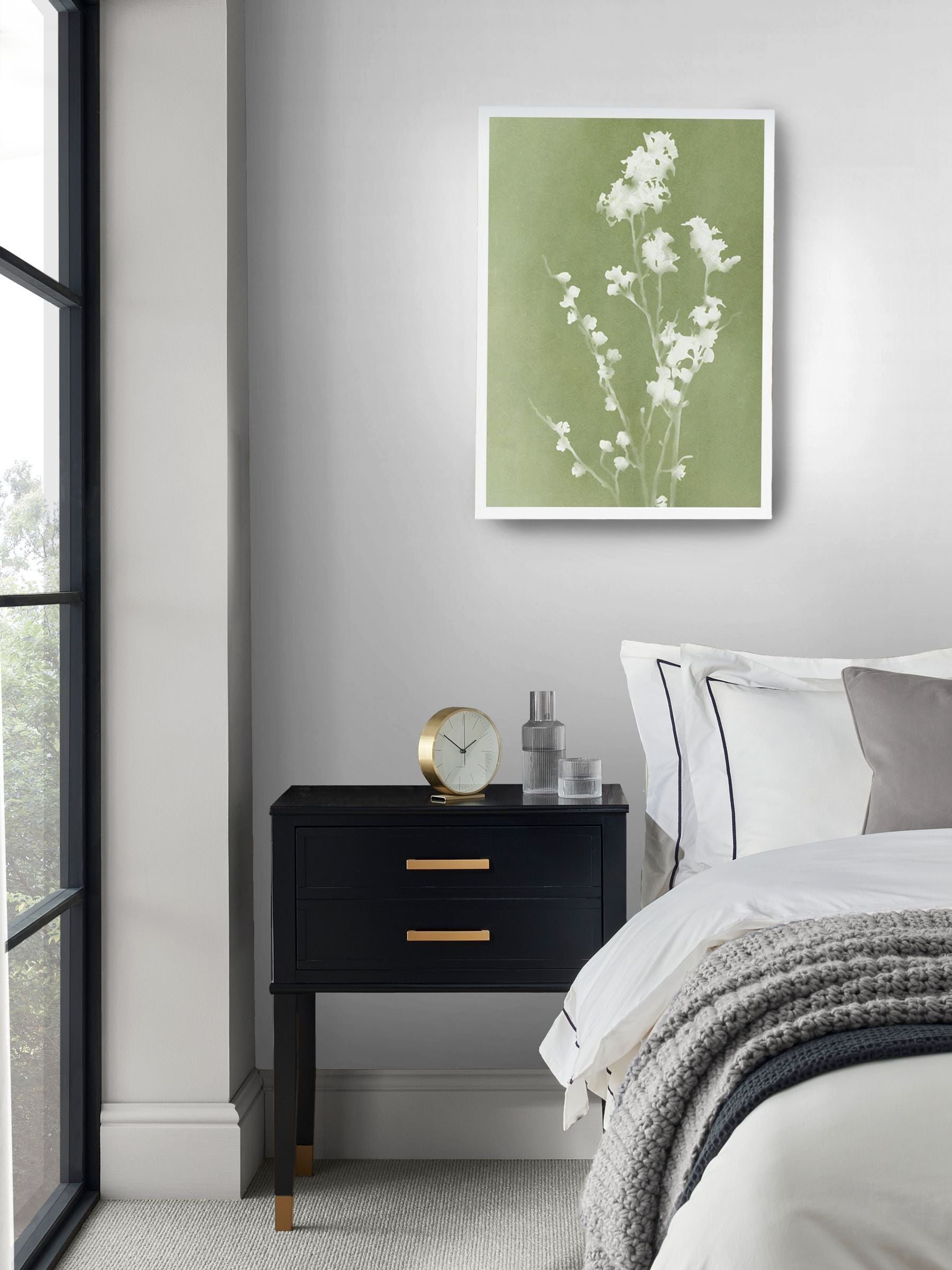 Graham & Brown Flower Press frame wall art, floral design (British brand)