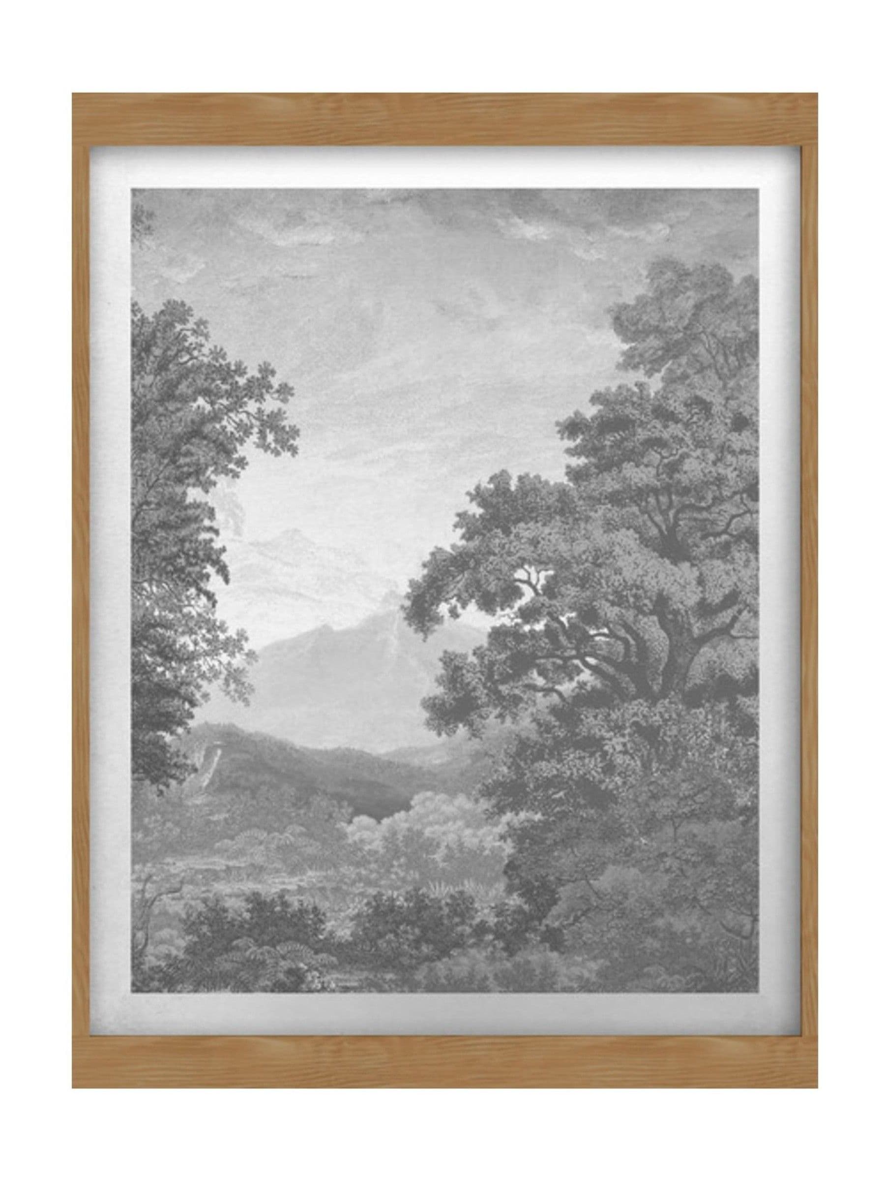 Graham & Brown sunset sketch wood frame, UK version