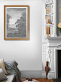 Graham & Brown sunset sketch wood frame, UK version