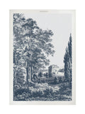 Graham & Brown Stately Manor Blue framed print, UK version