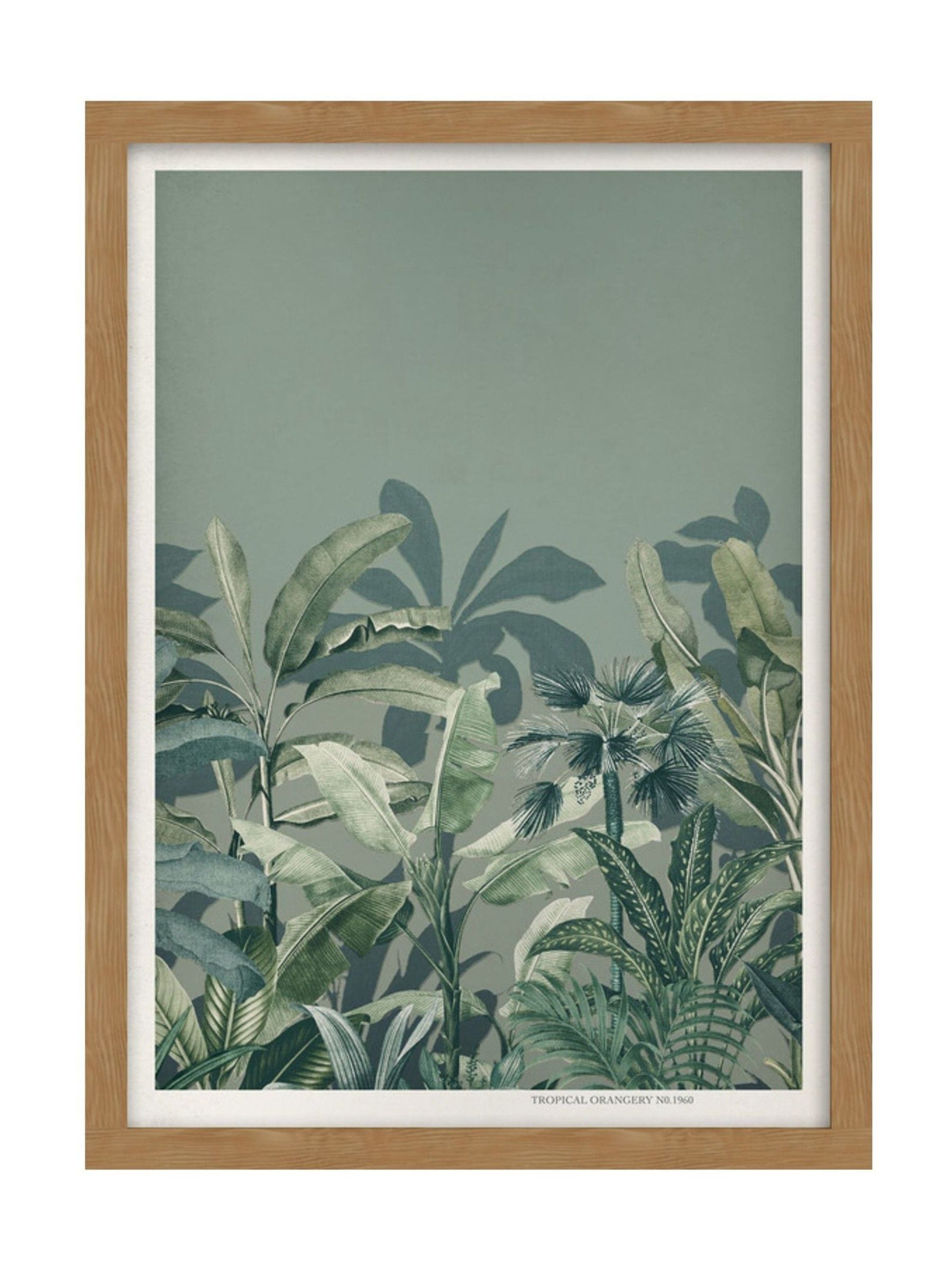 Graham & Brown Congo Green wood frame wall art - British product