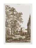 Graham & Brown Black/White Stately Manor Wood Framed Wall Art