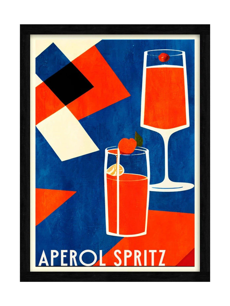 Graham & Brown Aperol Spritz multicolour framed artwork, UK version