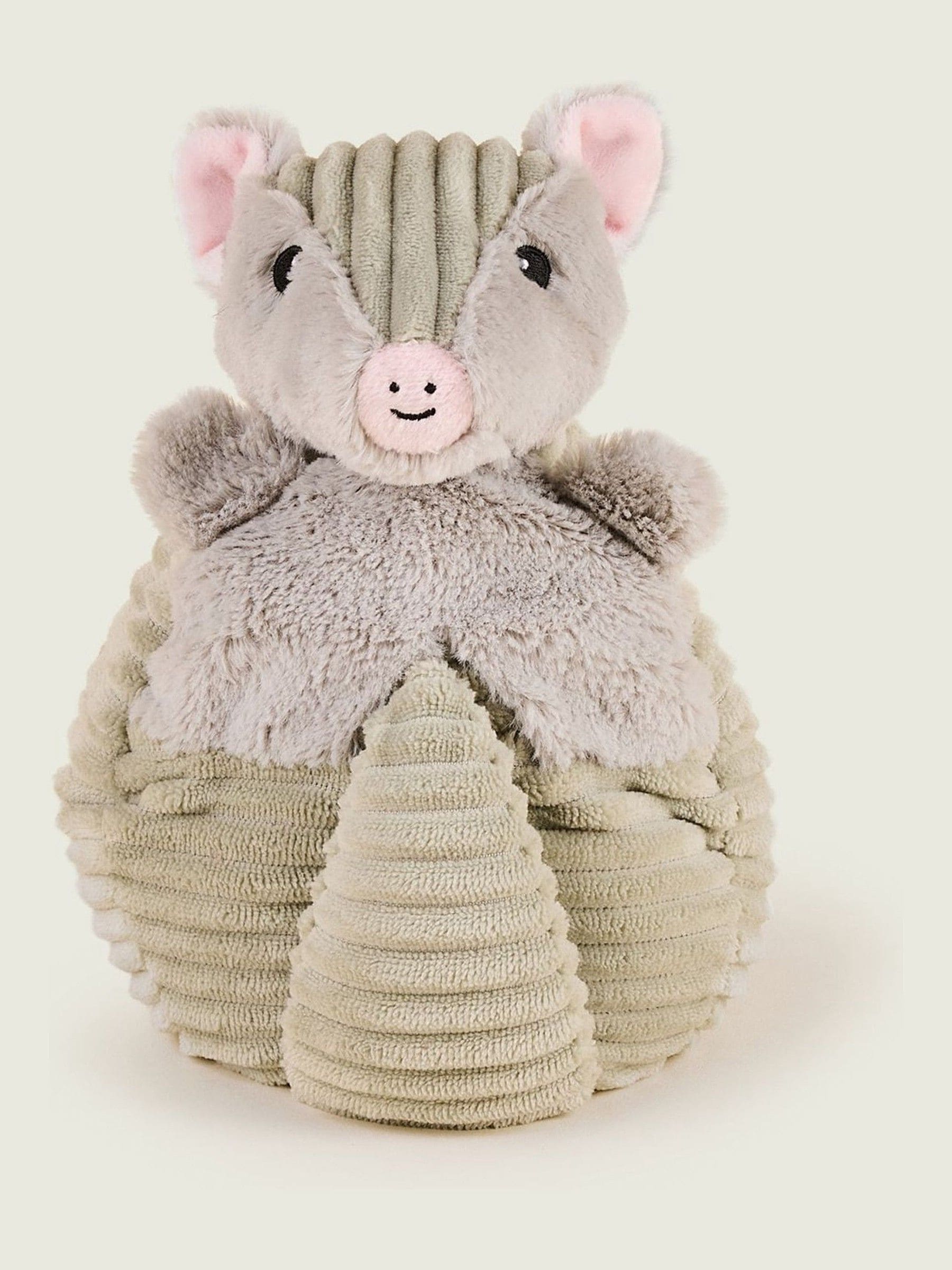 Warmies large armadillo heatable soft toy, British product