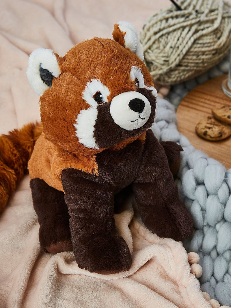 Warmies black large panda heatable soft toy (British brand)