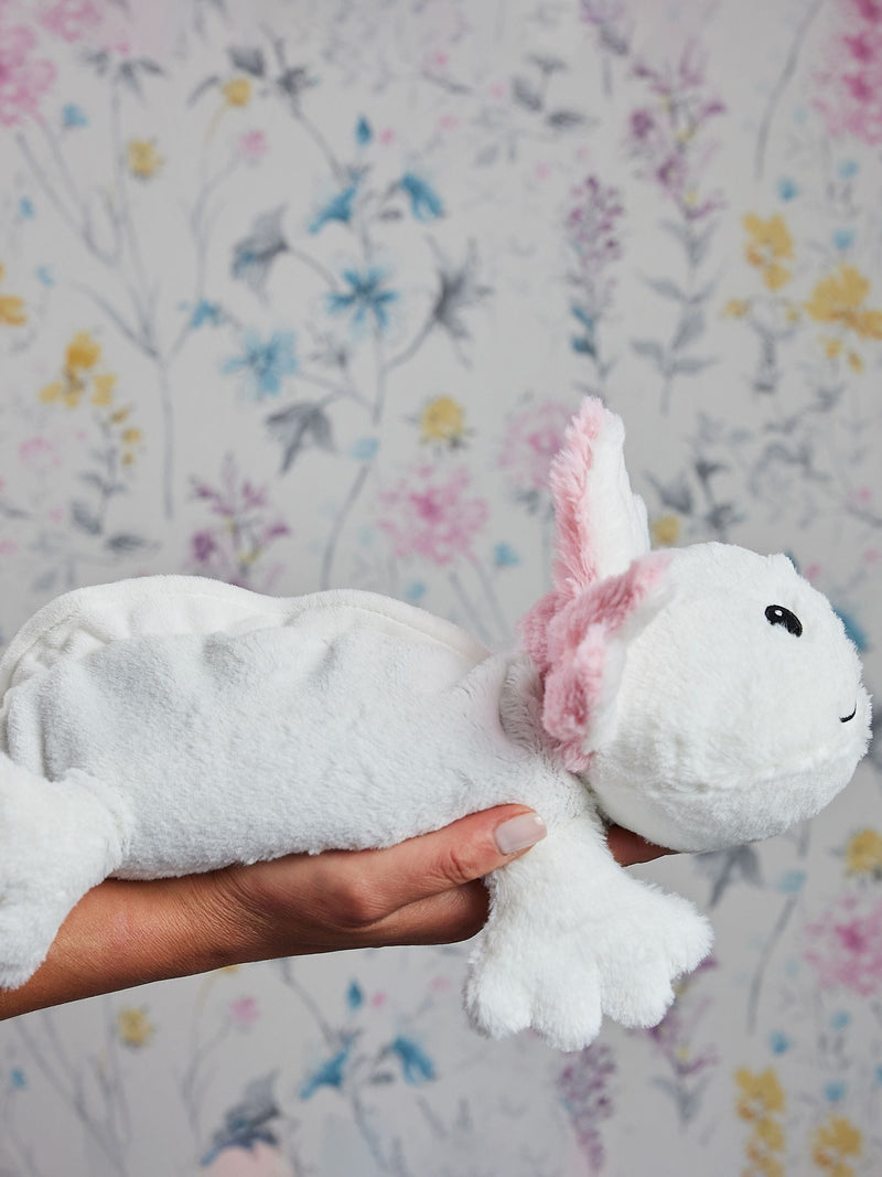 Warmies large axolotl heatable soft toy (British brand)