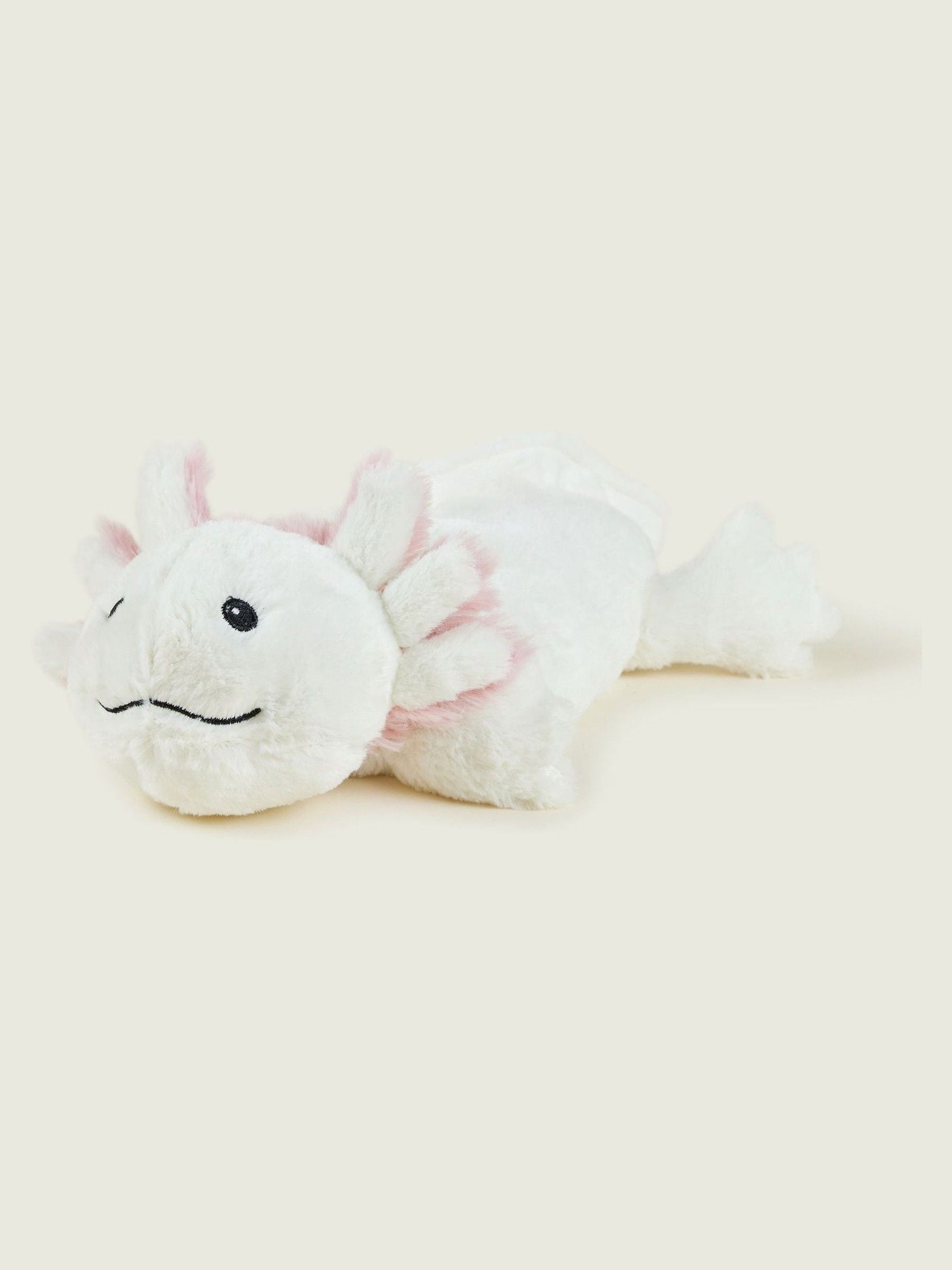 Warmies large axolotl heatable soft toy (British brand)