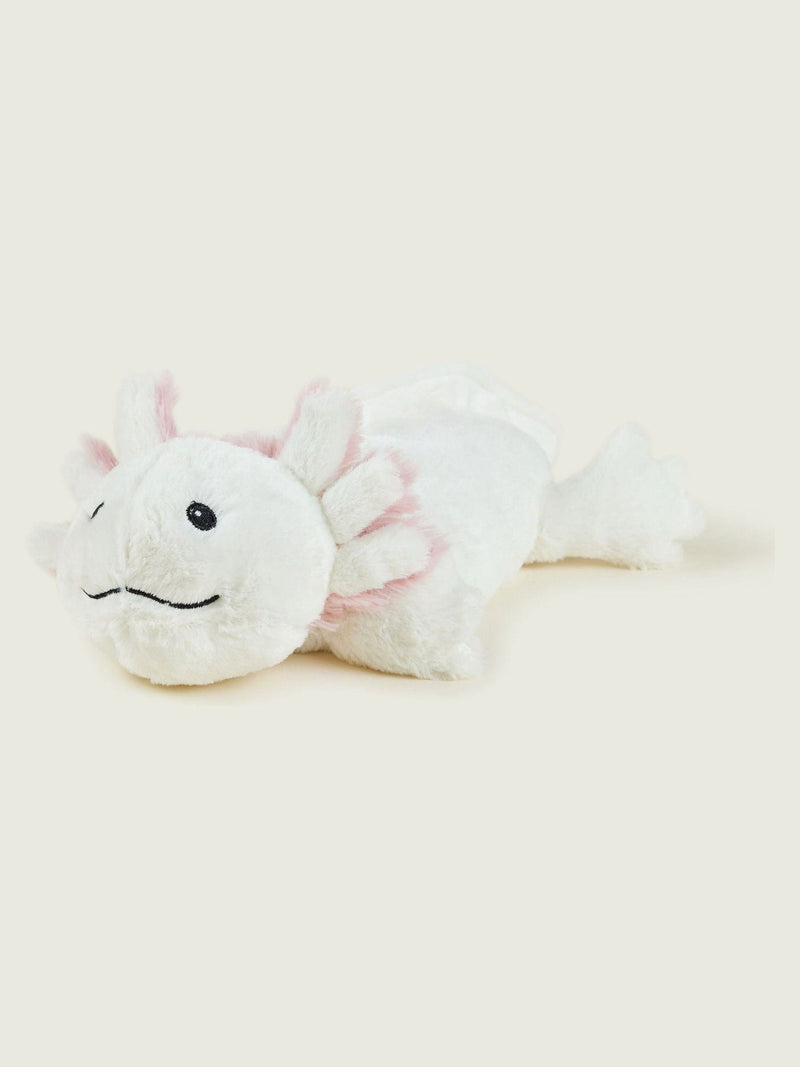Warmies large axolotl heatable soft toy (British brand)