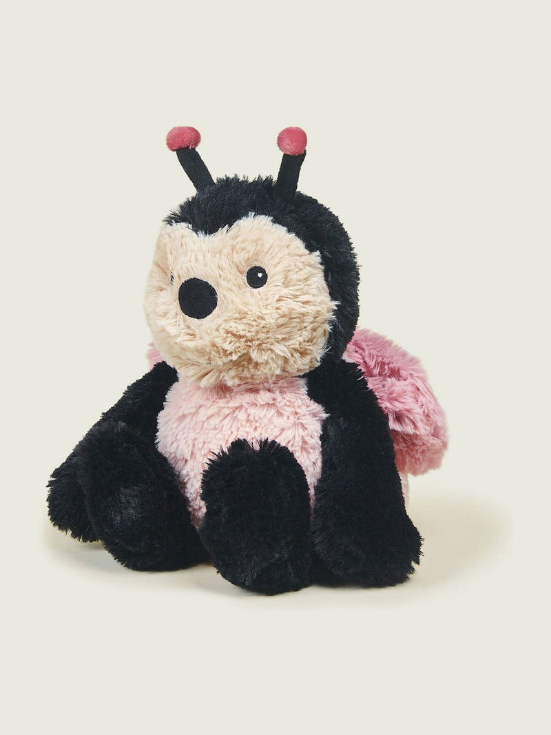 Warmies black and pink large butterfly heatable soft toy - British product