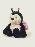 Warmies black and pink large butterfly heatable soft toy - British product