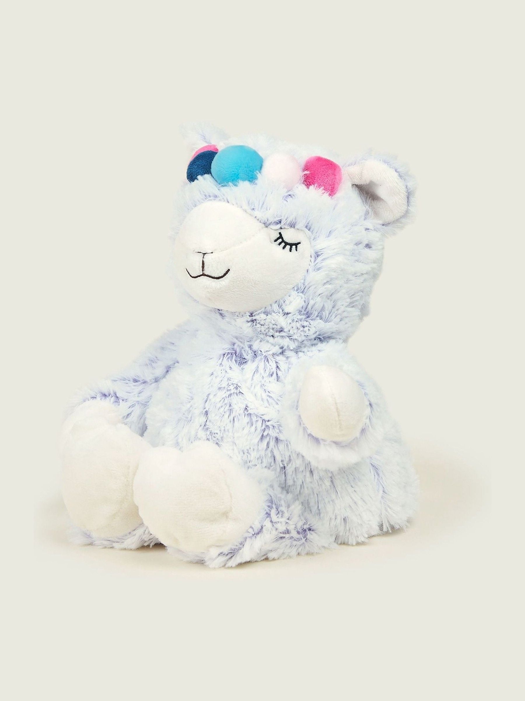 Warmies large marshmallow llama heatable soft toy - British product