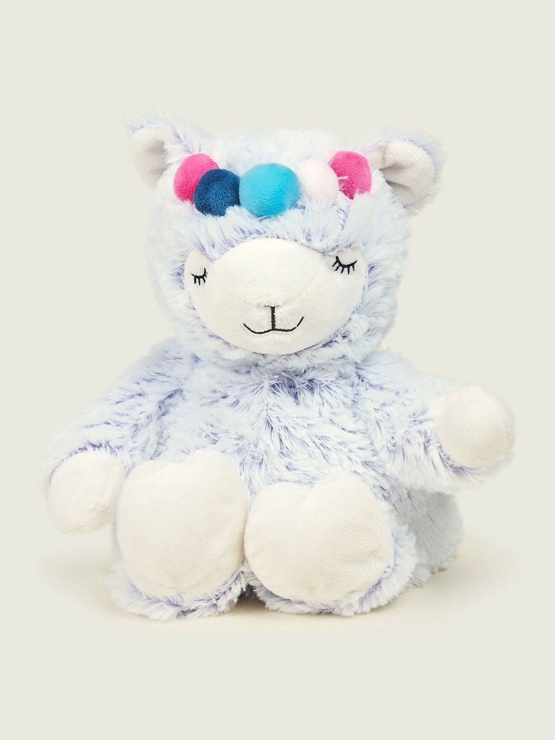 Warmies large marshmallow llama heatable soft toy - British product