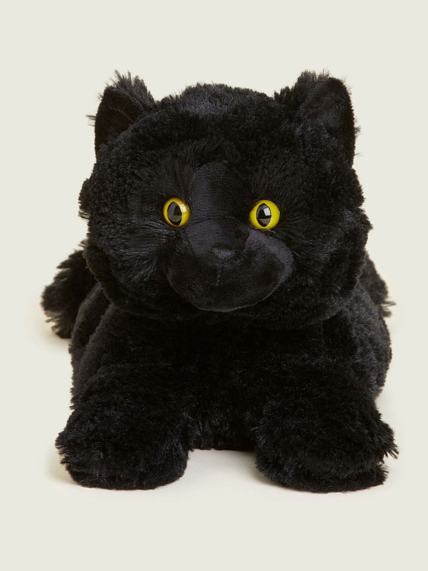 Warmies heatable plush toy Black Cat large - British product