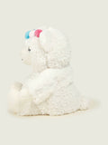 Warmies white large llama heatable soft toy, UK version