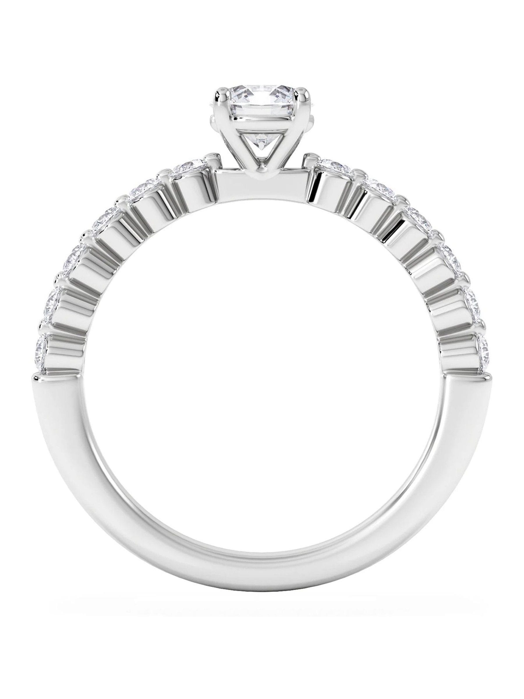 The Diamond Store White Solstice lab diamond solitaire engagement ring 0.80ct (British brand)