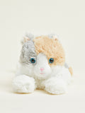 Warmies white and orange large cat heatable soft toy - British product