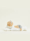 Warmies white and orange large cat heatable soft toy - British product