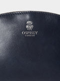Osprey London Blue The Wentworth Leather Small Make Up Bag