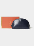 Osprey London Blue The Wentworth Leather Small Make Up Bag