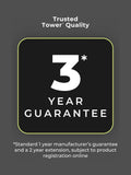 Tower Graphite 8L Dual Basket Air Fryer, imported from the UK
