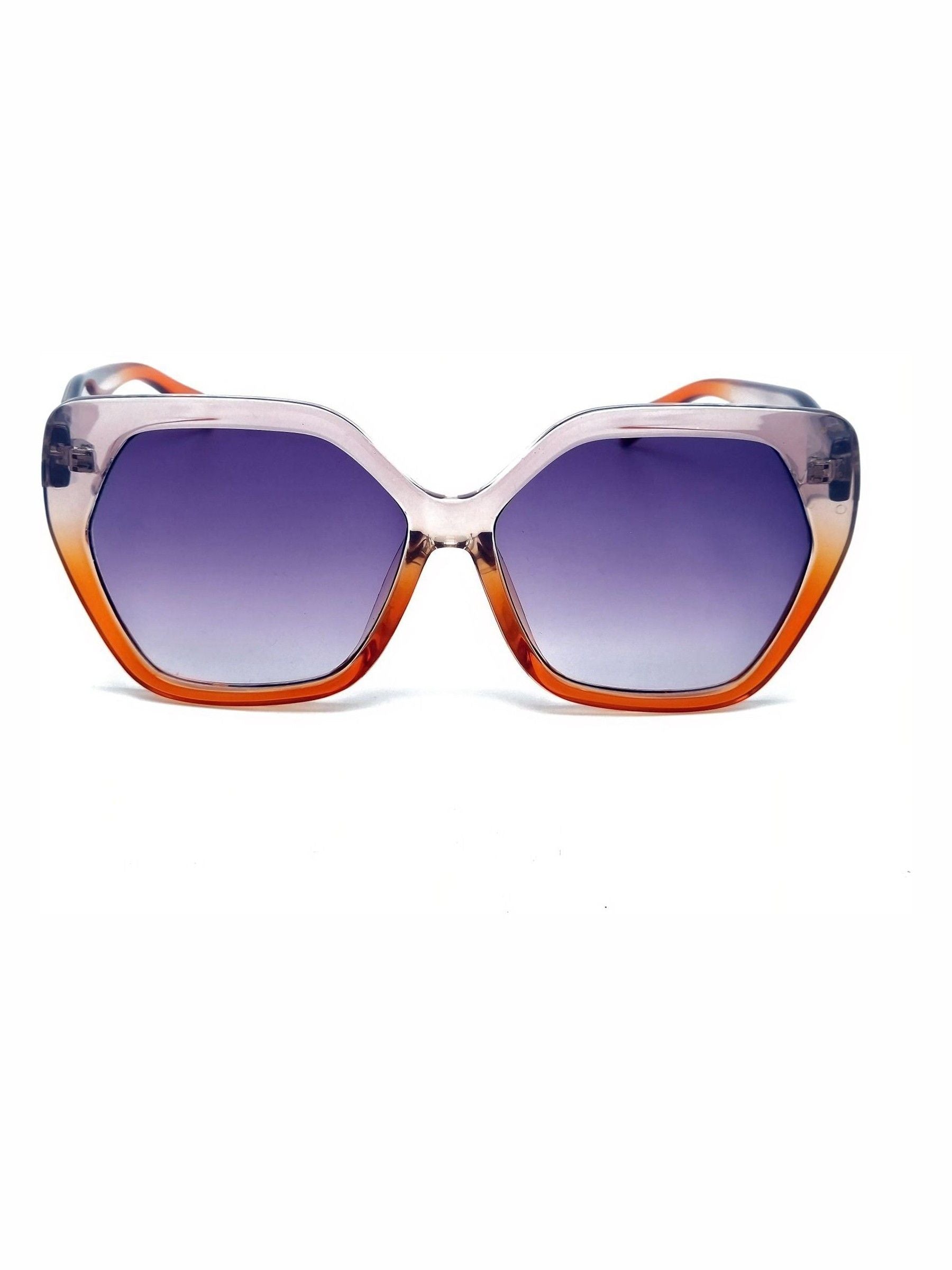 STORM brown large angled square sunglasses (British brand)