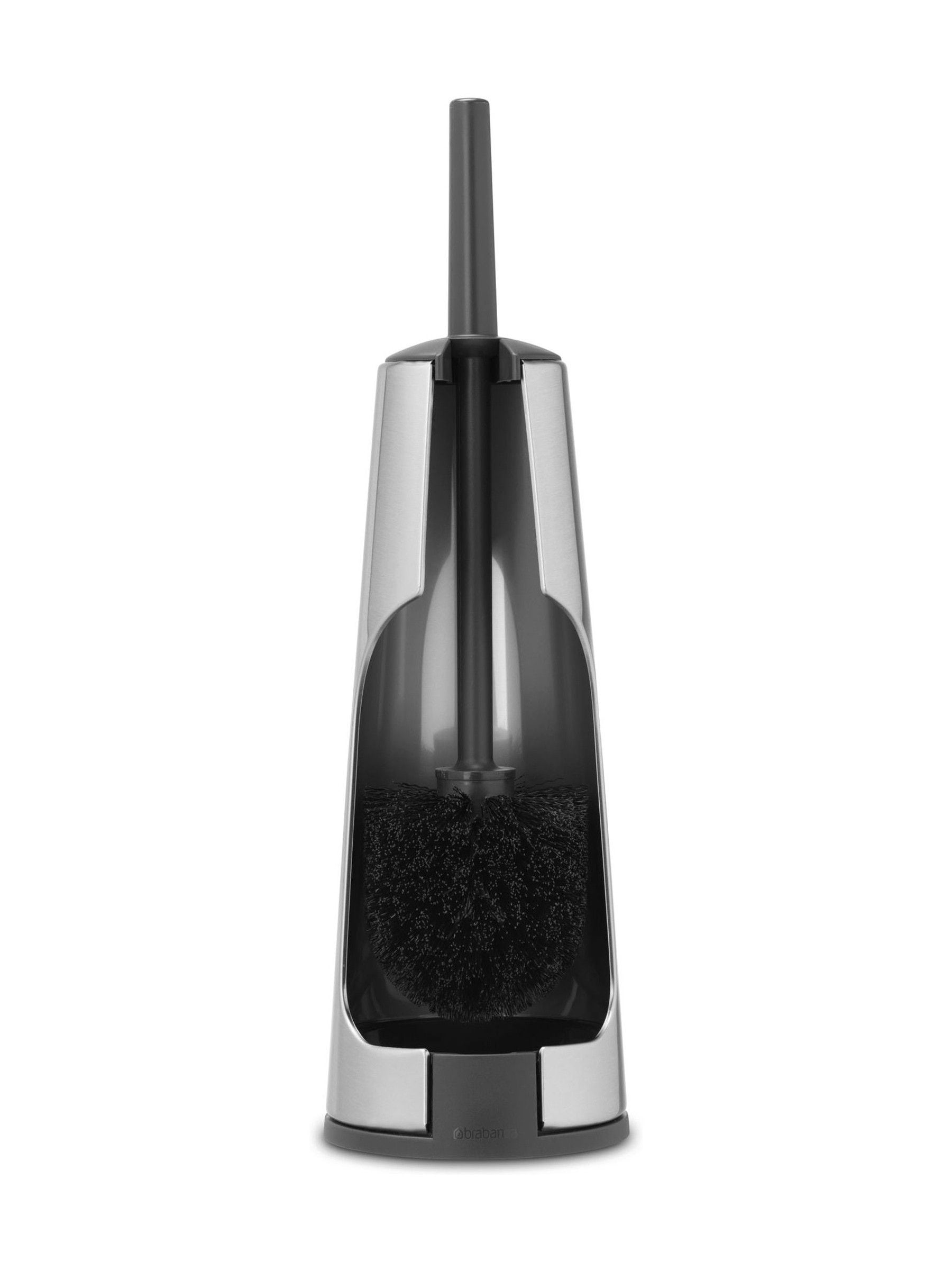 Brabantia Matt Steel ReNew toilet brush and holder 42cm - British product