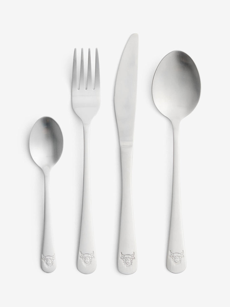Hamish 16-piece stainless steel cutlery set - British product