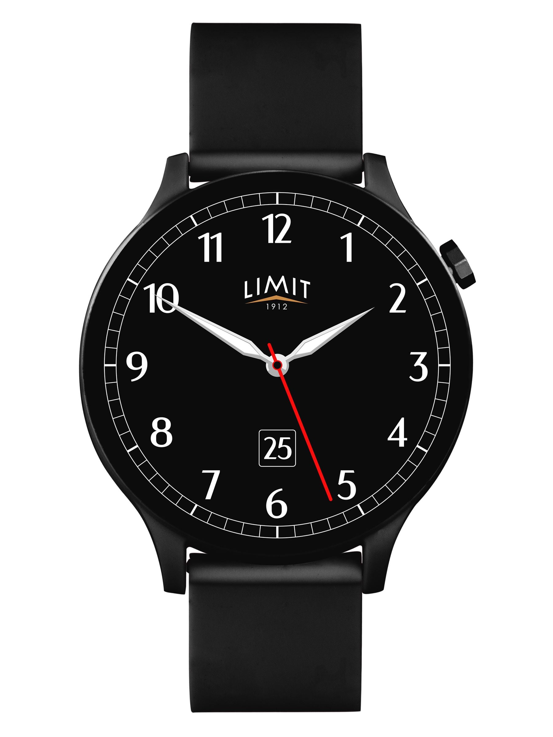 Limit Pink 45mm Round Smartwatch with Silicone Strap