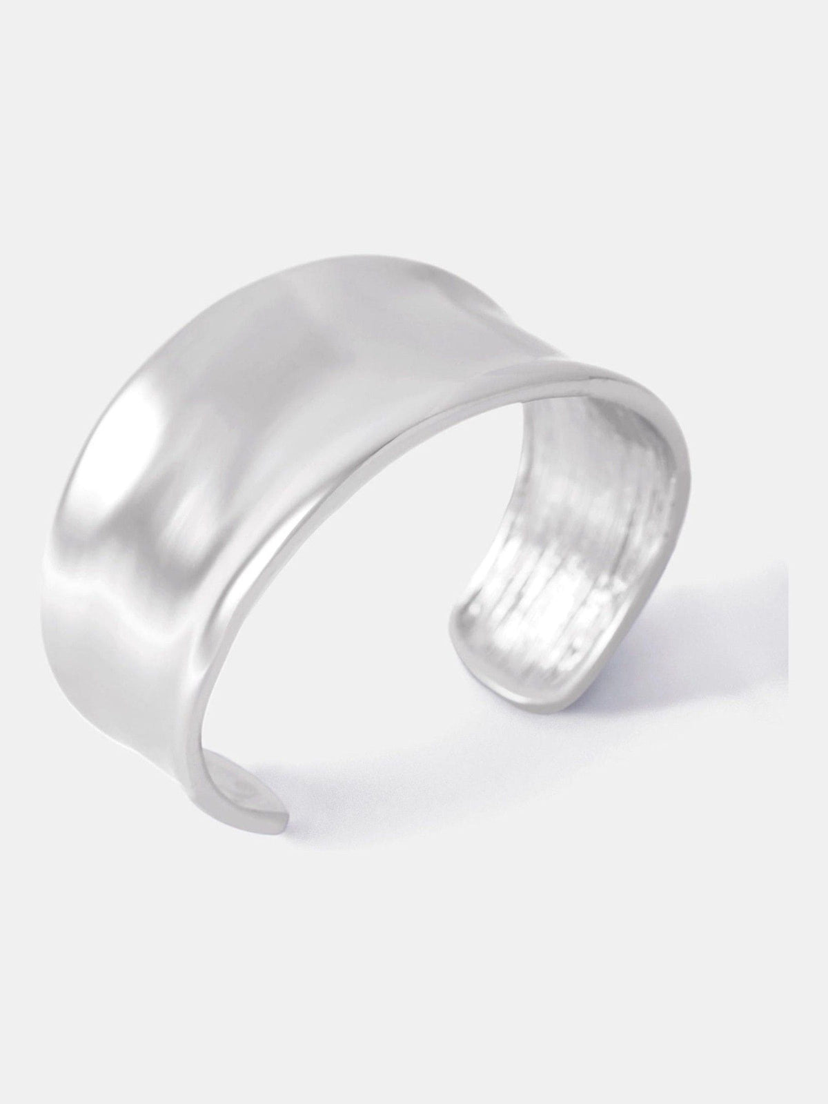Silver-Tone Chunky Cuff Bracelet