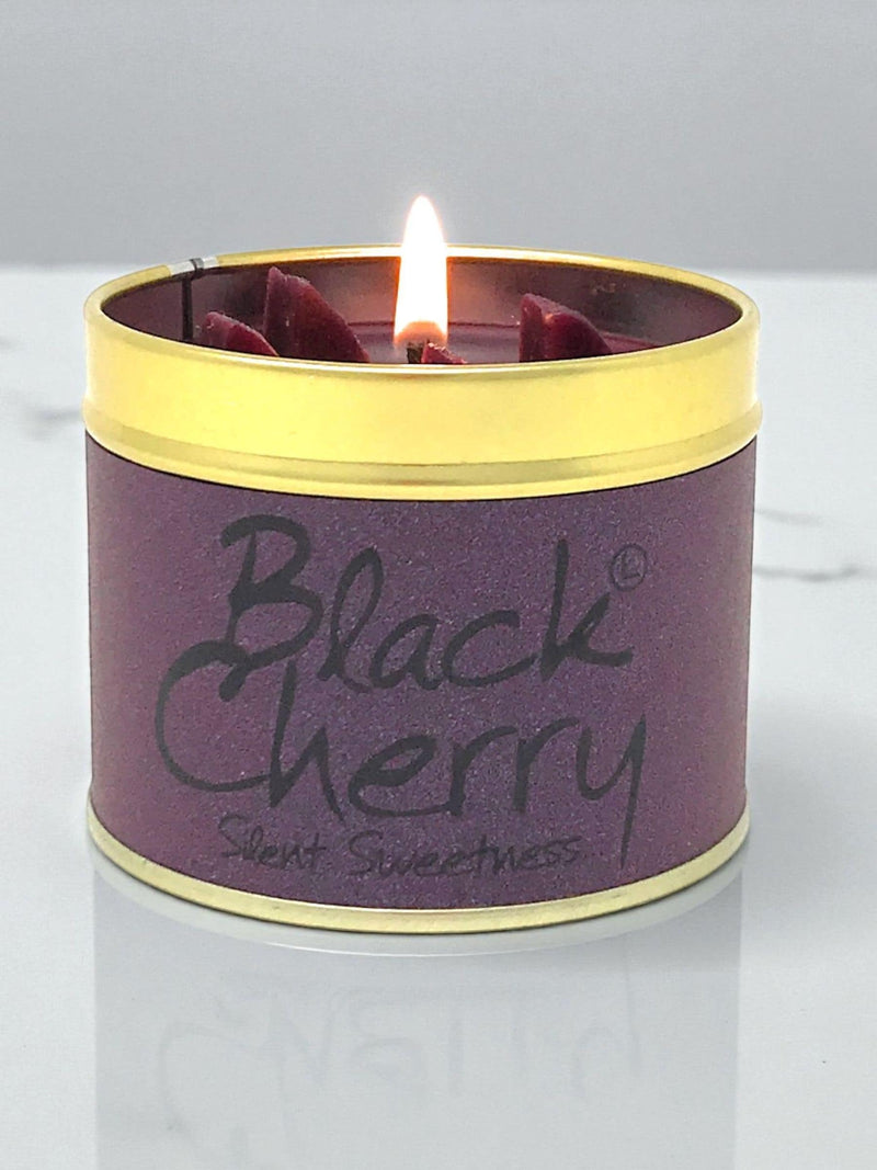 Lily-Flame Black Cherry scented tin candle (British brand)