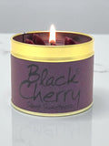 Lily-Flame Black Cherry scented tin candle (British brand)