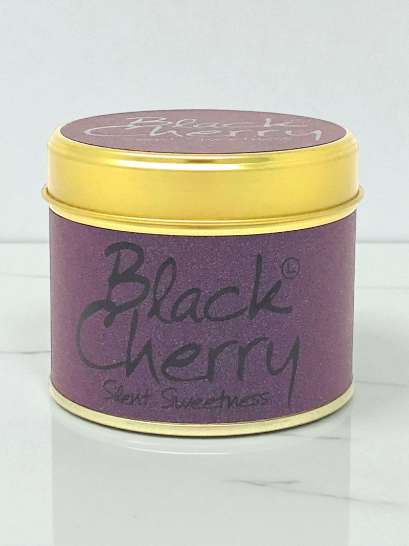 Lily-Flame Black Cherry scented tin candle (British brand)